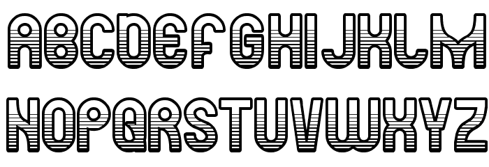ready steady go Font LOWERCASE