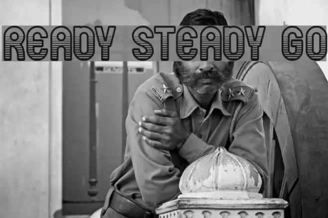 ready steady go フォント examples