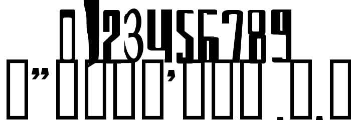 reckoning Font OTHER CHARS