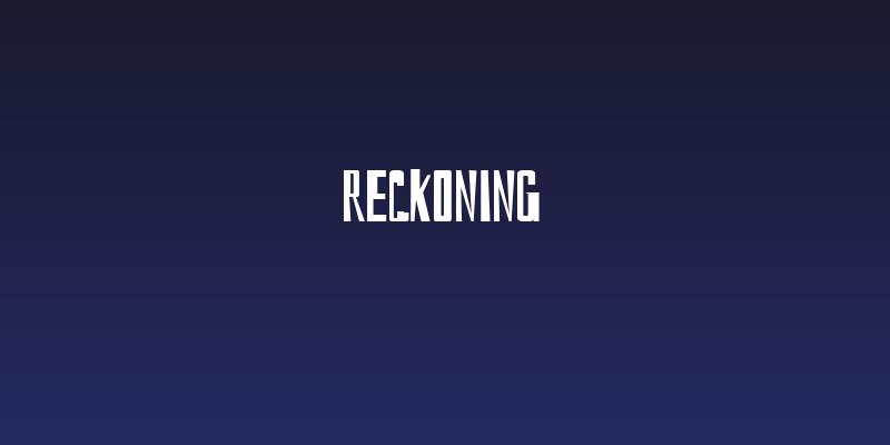reckoning Social Header