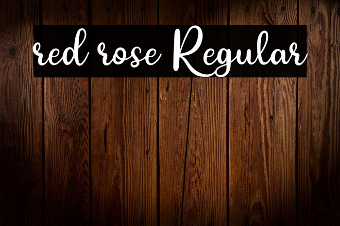 red rose Regular Example 2