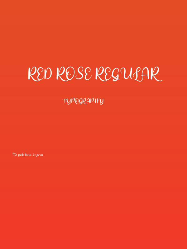 red rose Regular Poster
