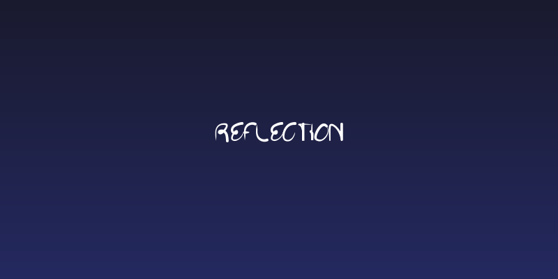 reflection Social Header