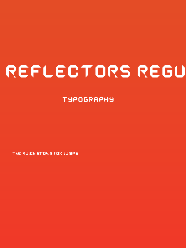 reflectors Regular Poster
