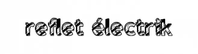 reflet électrik  baixar fontes gratis