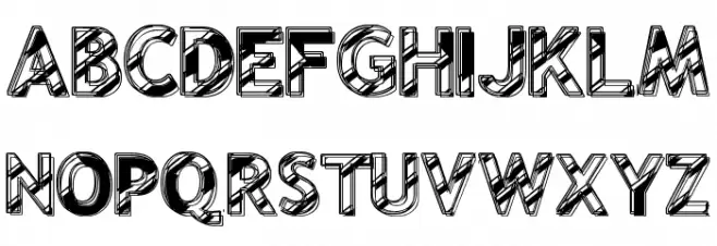 reflet électrik 字体 大写