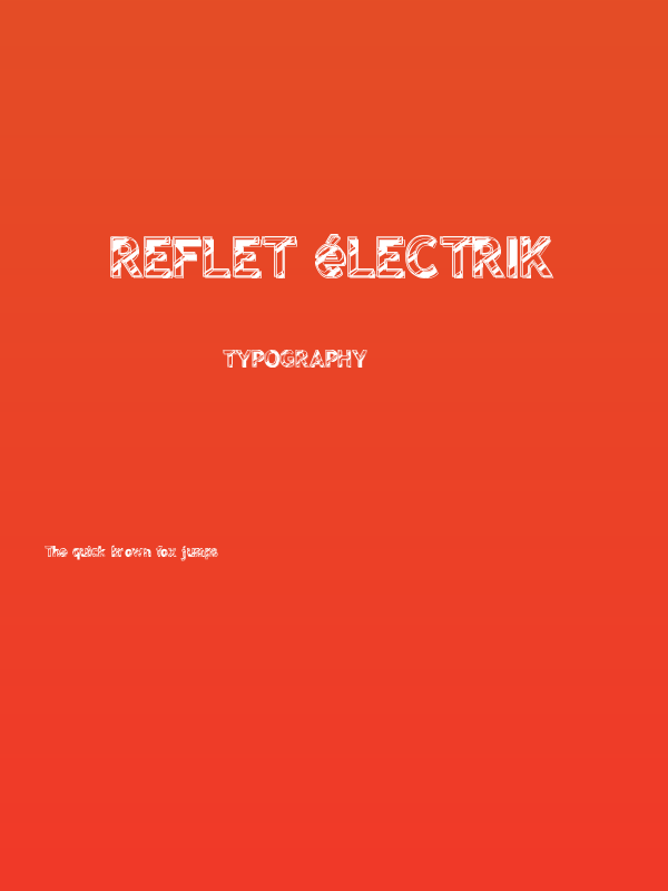 reflet électrik Poster