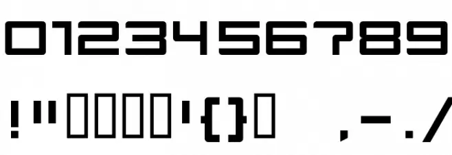 regata Font OTHER CHARS