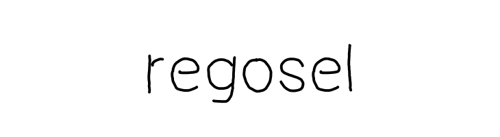 regosel फ़ॉन्ट