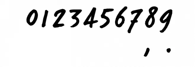 regularJoe Font OTHER CHARS