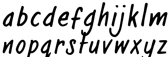 regularJoe Font LOWERCASE