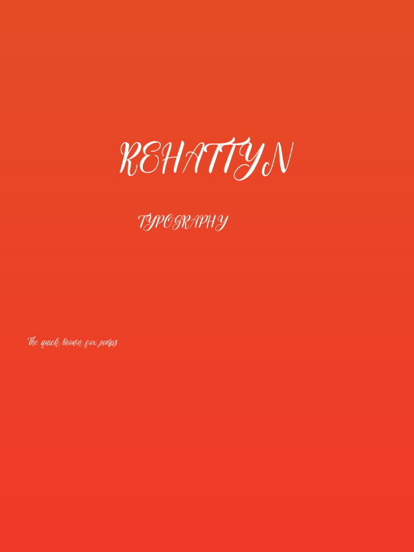 rehattyn Poster
