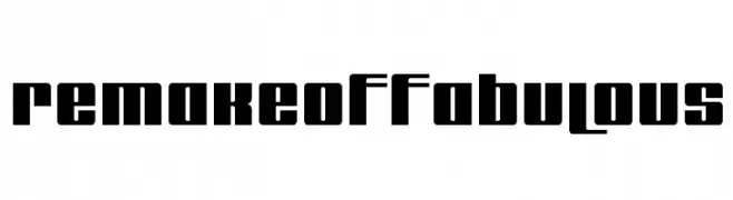 remakeoffabulous  font caratteri gratis