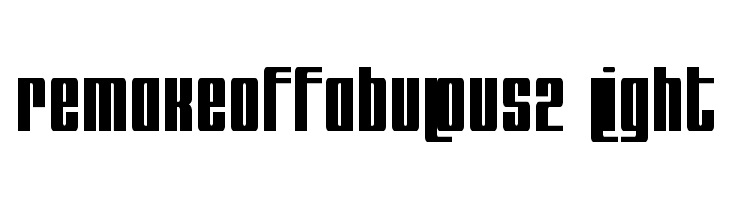 remakeoffabulous2 Light Font