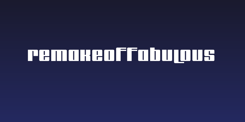 remakeoffabulous Social Header