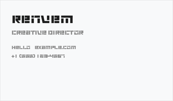 renvem Business Card