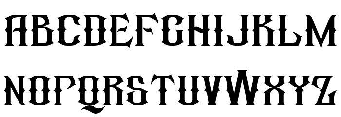 republic Font LOWERCASE