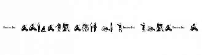 resident evil characters  baixar fontes gratis