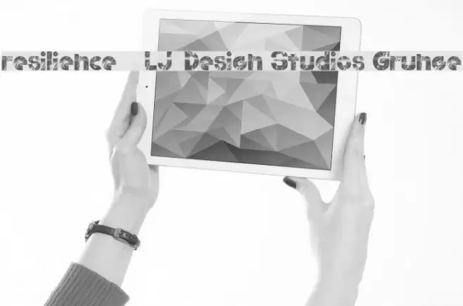 resilience - LJ-Design Studios Grunge Font examples