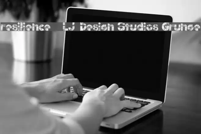 resilience - LJ-Design Studios Grunge Font examples
