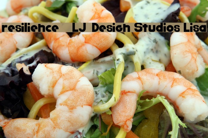 resilience - LJ-Design Studios Lisa Font examples