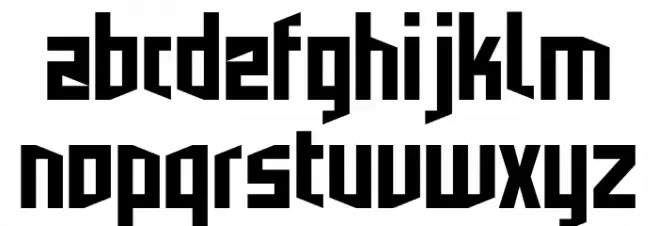 resistance Regular Font UPPERCASE