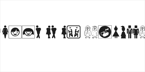 restroom signs tfb Logo