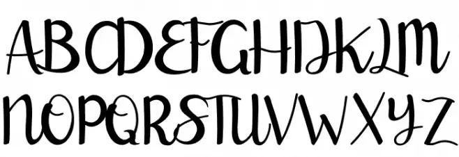 restu Schriftart Groß
