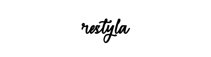 restyla  フリーフォントのダウンロード