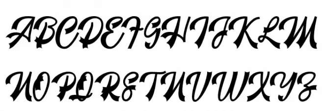 restyla Шрифта ВЕРХНИЙ
