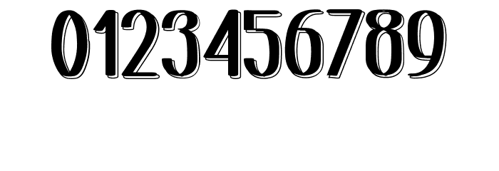 retro lined area__demo-version Font OTHER CHARS