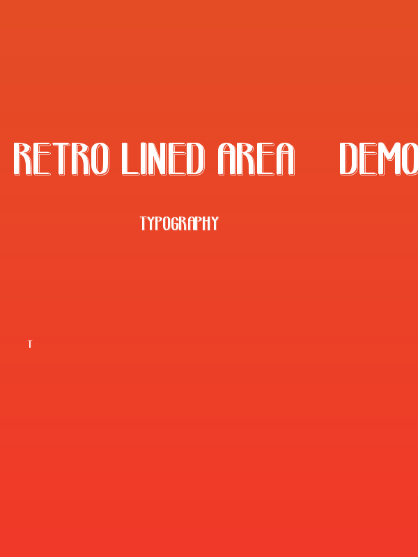 retro lined area__demo-version Poster