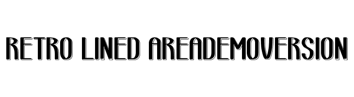 retro lined area_demo-version  baixar fontes gratis