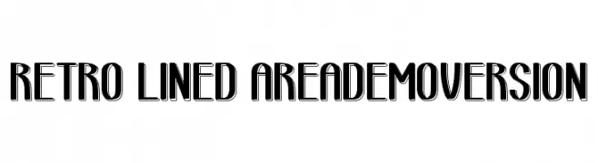 retro lined area_demo-version  Free Fonts Download