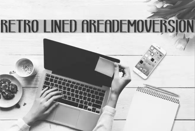 retro lined area_demo-version Font examples