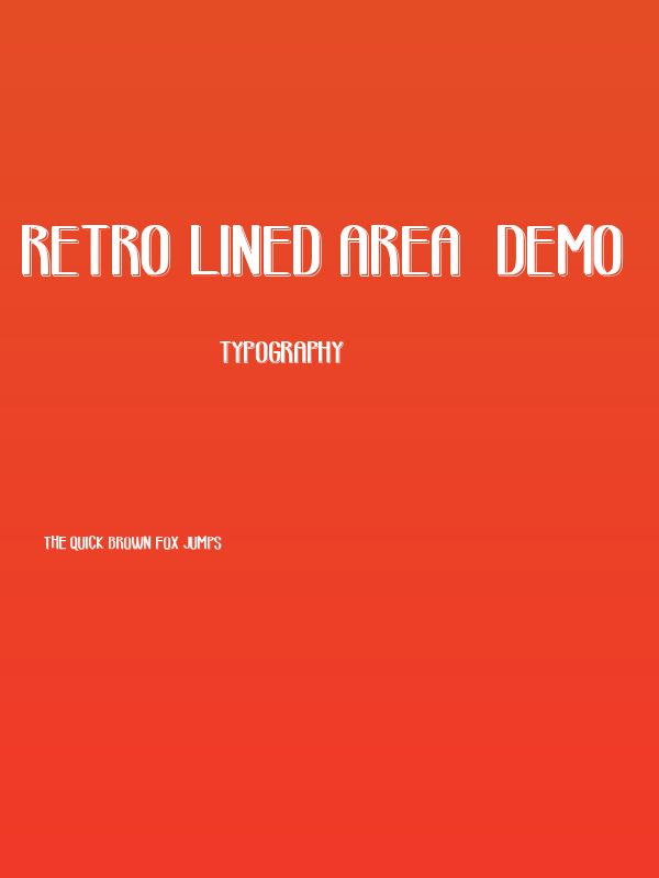 retro lined area_demo-version Poster