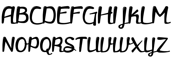 retrofitted Font UPPERCASE