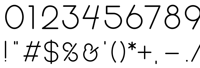 revilo san Font OTHER CHARS