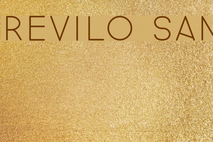 revilo san Font examples