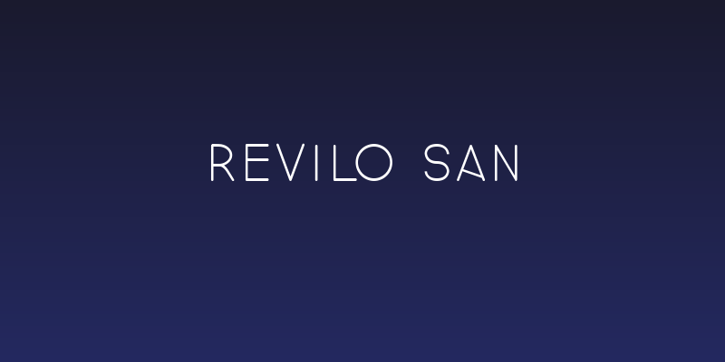 revilo san Social Header