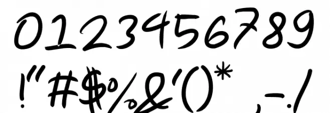 rev's messy handwriting फ़ॉन्ट अन्य घर का काम