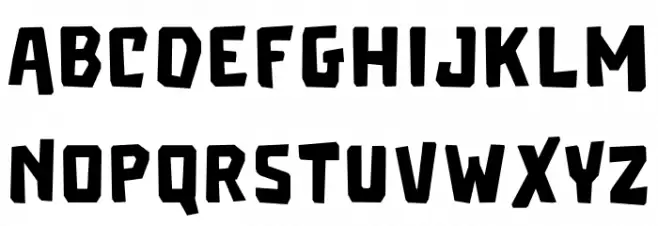 RG JINGLEWOOD Regular Font Litere mari
