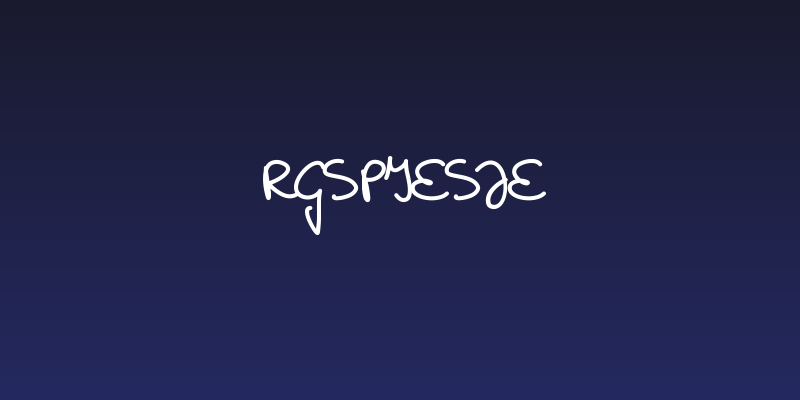 RGSpiesje Social Header