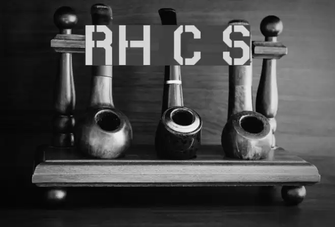 RH Carrier Stencil Font examples