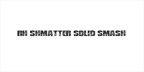 RH SHMATTER SOLID SMASH Logo