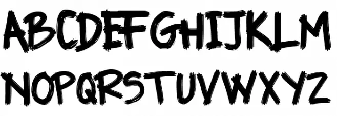 RHAOS PEESANT Schriftart Groß