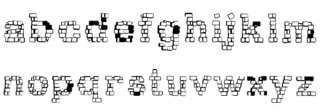 RHBrickhausProto-PLASM Caratteri MINUSCOLO