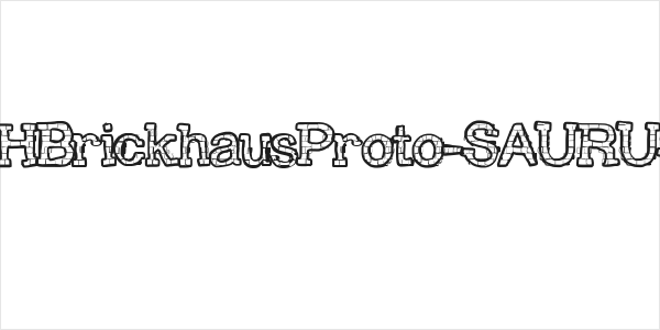 RHBrickhausProto-SAURUS Logo