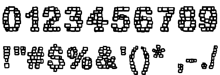 RHBrickhausProto-ZOA Font OTHER CHARS