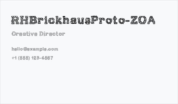 RHBrickhausProto-ZOA Business Card